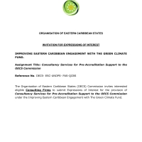 Consultancy Services for Pre-Accreditation Support to the OECS Commission